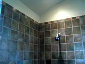 image of shower tile detail