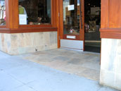 image of store front detail