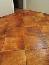 image of porcelain floor tile layout